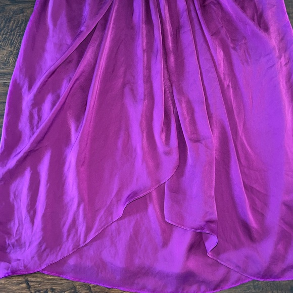 Diane Von Furstenberg DVF Purple Short Cocktail Dress size 2 $425 - Picture 2 of 4